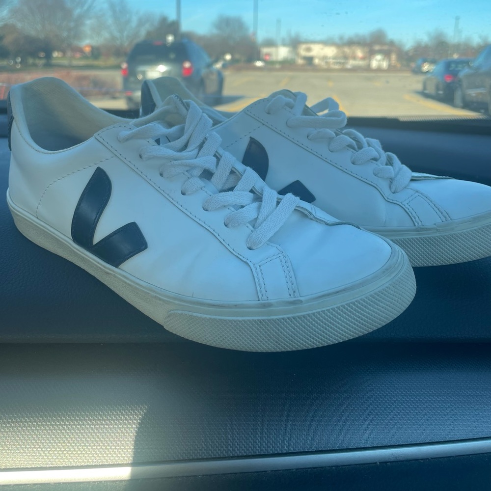 Veja White and Black Women's Sneakers